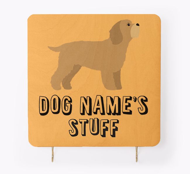 'Dog's Stuff' - Personalised {breedFullName} Lead & Collar Hanger